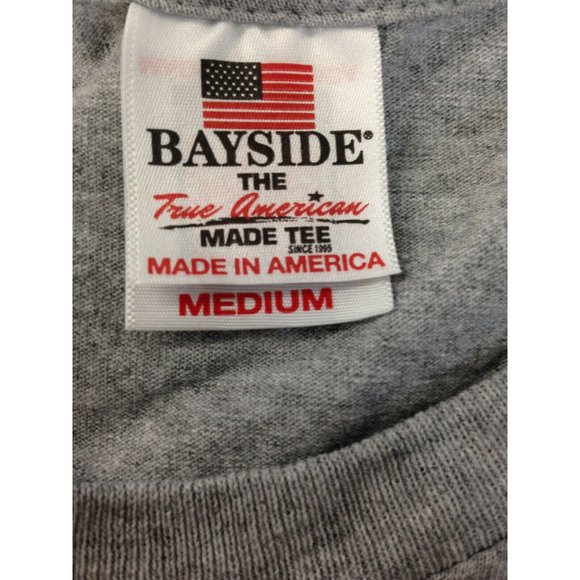 United States Air Force Men's  Gray Short Sleeve Medium T Shirt By Bayside Tee - Picture 6 of 6